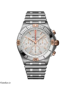 Breitling Chronomat 42 IB0134101G1A1 Automatic 42mm Unisex Replica Watch - Silver Dial, Steel Case