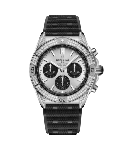 Breitling Chronomat 42 AB0134101G1S2 Automatic 43mm Unisex Replica Watch - Silver Dial, Steel Case
