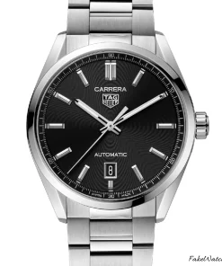 TAG Heuer Carrera Calibre 5 WBN2110.BA0639 Automatic 39mm Unisex Replica Watch - Black Dial, Steel Case