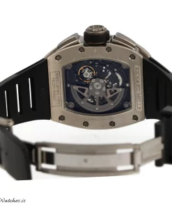 Alternative view of Richard Mille RM 011 Automatic Replica Watch 40mm – Transparent Skeleton Dial, Titanium Case, Unisex
