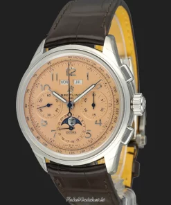 Breitling Premier B25 AB2510201K1P1 Automatic 42mm Unisex Replica Watch - Red Dial, Steel Case