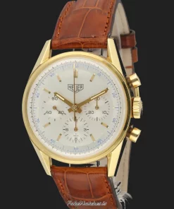 TAG Heuer Carrera CS3140.BC0727 Manual winding 36mm Unisex Replica Watch - Silver Dial, Yellow Gold Case