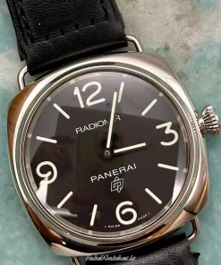 Alternative view of Panerai Radiomir PAM00753 Manual winding 45mm Unisex Replica Watch - Black Dial, Steel Case