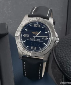 Breitling Aerospace Avantage E79362 Quartz 42mm Unisex Replica Watch - Black Dial, Titanium Case