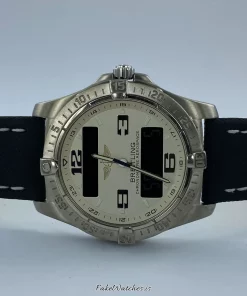 Breitling Aerospace Avantage E79362 Quartz 42mm Unisex Replica Watch - White Dial, Titanium Case