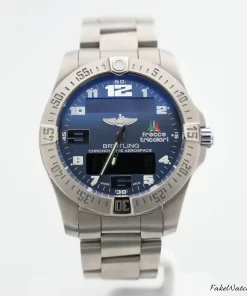 Breitling Aerospace EVO E79363 Quartz 43mm Unisex Replica Watch - Blue Dial, Titanium Case