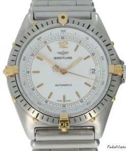 Breitling Antares 81970 Automatic 39mm Unisex Replica Watch - White Dial, Steel CaseMM