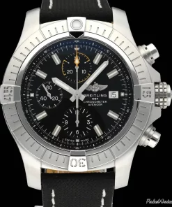 Breitling Avenger A13317 Automatic 45mm Unisex Replica Watch - Black Dial, Steel Case