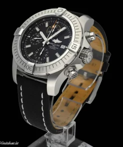 Alternative view of Breitling Avenger A13317 Automatic 45mm Unisex Replica Watch - Black Dial, Steel Case