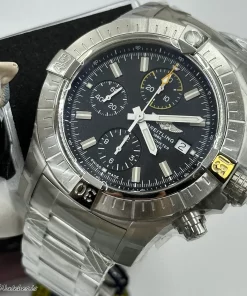 Breitling Avenger A13317101B1A1 Automatic 45mm Unisex Replica Watch - Black Dial, Steel Case