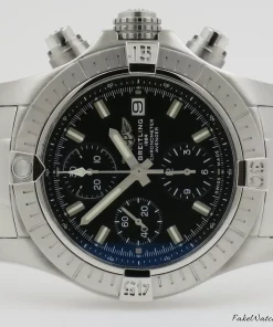 Alternative view of Breitling Avenger A13385 Automatic 43mm Unisex Replica Watch - Black Dial, Steel Case