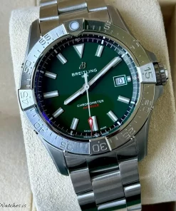 Breitling Avenger A17328101L1A1 Automatic 42mm Unisex Replica Watch - Green Dial, Steel Case