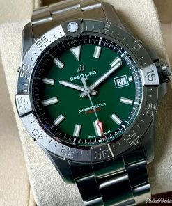 Breitling Avenger A17328101L1A1 Automatic 42mm Unisex Replica Watch - Green Dial, Steel Case