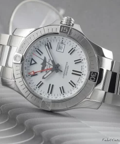 Alternative view of Breitling Avenger A32397101A1A1 Automatic 43mm Unisex Replica Watch - White Dial, Steel Case