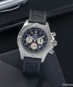 Breitling Avenger A69360 Quartz 44mm Unisex Replica Watch - Black Dial, Steel Case