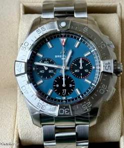 Alternative view of Breitling Avenger AB0147 Automatic 44mm Male Replica Watch - Blue Dial, Steel Case