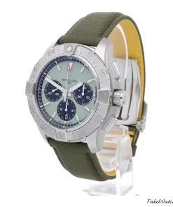Alternative view of Breitling Avenger AB0147101L1X1 Automatic 44mm Unisex Replica Watch - Green Dial, Steel Case