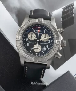 Breitling Avenger E73360 Quartz 44mm Unisex Replica Watch - Black Dial, Titanium Case