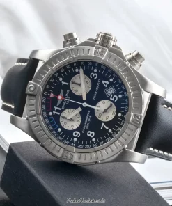 Alternative view of Breitling Avenger E73360 Quartz 44mm Unisex Replica Watch - Black Dial, Titanium Case