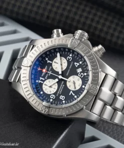 Alternative view of Breitling Avenger E73360 Quartz 44mm Unisex Replica Watch - Black Dial, Titanium Case