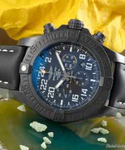 Alternative view of Breitling Avenger Hurricane XB1210 Automatic 50mm Unisex Replica Watch - Black Dial, Plastic Case