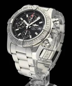 Alternative view of Breitling Avenger II A13381 Automatic 43mm Unisex Replica Watch - Black Dial, Steel Case