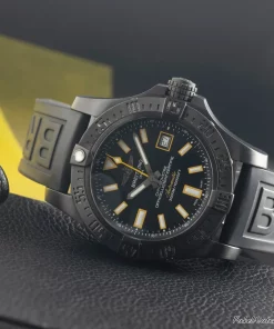 Alternative view of Breitling Avenger II Seawolf M17331 Automatic 45mm Unisex Replica Watch - Yellow Dial, Steel Case