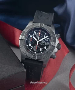 Breitling Avenger M13380 FT Automatic 45mm Unisex Replica Watch - Black Dial, Steel Case