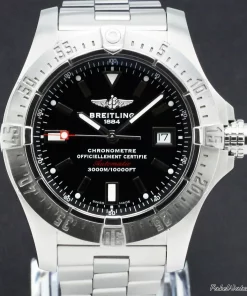 Breitling Avenger Seawolf A17330 Automatic 45mm Unisex Replica Watch - Black Dial, Steel Case