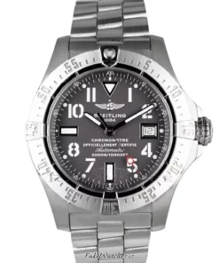 Breitling Avenger Seawolf A17330 Automatic 45mm Unisex Replica Watch - Grey Dial, Steel Case