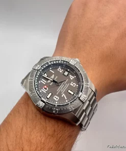 Alternative view of Breitling Avenger Seawolf A17330 Automatic 45mm Unisex Replica Watch - Grey Dial, Steel Case
