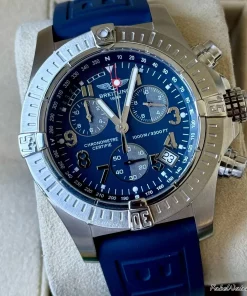 Breitling Avenger Seawolf A73390 Quartz 45mm Unisex Replica Watch - Blue Dial, Steel Case