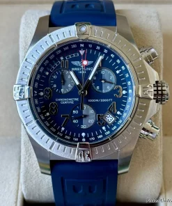 Alternative view of Breitling Avenger Seawolf A73390 Quartz 45mm Unisex Replica Watch - Blue Dial, Steel Case