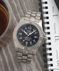 Breitling Avenger Seawolf E17370 Automatic 44mm Unisex Replica Watch - Black Dial, Titanium Case