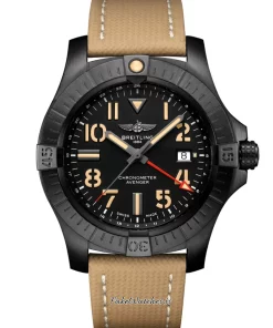Breitling Avenger V32395101B1X1 Automatic 45mm Unisex Replica Watch - Black Dial, Titanium Case