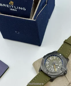 Alternative view of Breitling Avenger V323952A1L1X1 Automatic 45mm Unisex Replica Watch - Green Dial, Titanium Case