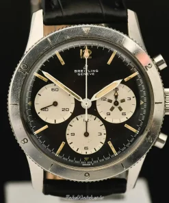 Breitling Avi AVI 765 Manual winding 40mm Unisex Replica Watch - Black Dial, Steel Case