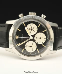 Alternative view of Breitling Avi AVI 765 Manual winding 40mm Unisex Replica Watch - Black Dial, Steel Case