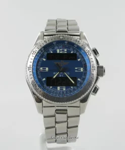 Alternative view of Breitling B-1 A68362 Quartz 44mm Unisex Replica Watch - Blue Dial, Steel Case