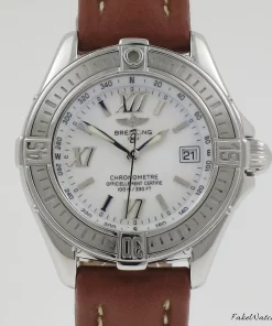 Breitling B-Class A71365 Quartz 32mm Female Replica Watch - Pearl Dial, Steel Case