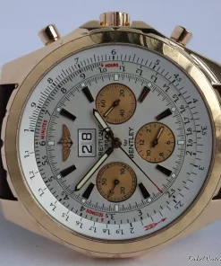 Alternative view of Breitling Bentley 6.75 H44363 Automatic 48mm Unisex Replica Watch - White Dial, Rose Gold Case