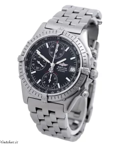 Alternative view of Breitling Blackbird A13350 Automatic 40mm Unisex Replica Watch - Black Dial, Steel Case