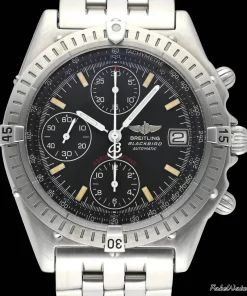 Breitling Blackbird A13350 Automatic 40mm Unisex Replica Watch - Black Dial, Steel Case