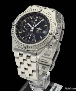 Alternative view of Breitling Blackbird A13350 Automatic 40mm Unisex Replica Watch - Black Dial, Steel Case