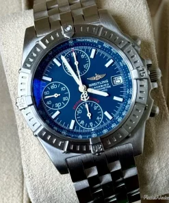 Breitling Blackbird A13353 Automatic 40mm Unisex Replica Watch - Blue Dial, Steel Case