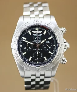 Breitling Blackbird A44359 Automatic 44mm Unisex Replica Watch - Black Dial, Steel Case