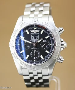 Alternative view of Breitling Blackbird A44359 Automatic 44mm Unisex Replica Watch - Black Dial, Steel Case