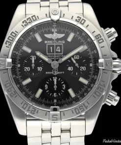 Breitling Blackbird A44359 Automatic 44mm Unisex Replica Watch - Black Dial, Steel Case