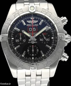 Breitling Blackbird A44360 Automatic 44mm Unisex Replica Watch - Black Dial, Steel Case