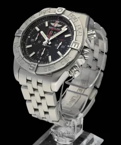 Alternative view of Breitling Blackbird A44360 Automatic 44mm Unisex Replica Watch - Black Dial, Steel Case